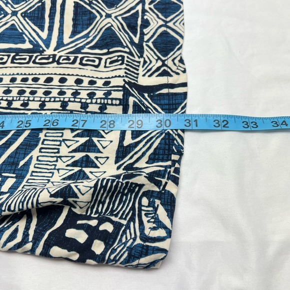 Men's Blue Patterned Shirt - Picture 6 of 6